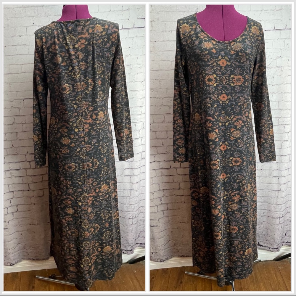 Peruvian connection size medium long sleeve Maxj dress